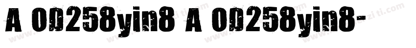 A OD258yin8 A OD258yin8字体转换